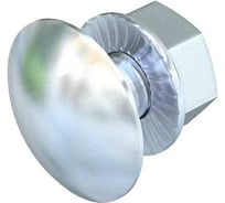 Болт с плоской головкой OBO Bettermann в комплекте с комб. гайкой M6x12 мм, 100 шт. 6406130 29866724