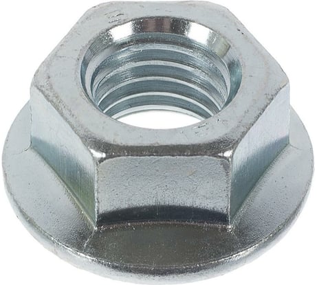 Гайка Метиз-Эксперт М6 с фланцем оц DIN 6923 уп. 250 шт. БП-00030609