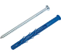 Рамный дюбель для крепления без воротника с цинковым покрытием RAWLPLUG 8x100 мм R-FF1-N-08L100