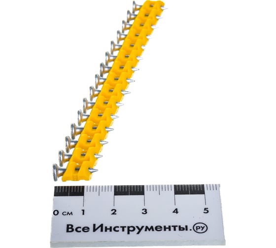 Гвоздь по бетону, желтый 2,6х15 мм, 1005 шт. DEWALT DCN8901015