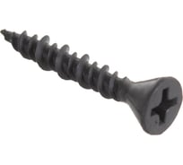 Саморез для ГВЛ Метизный двор 3,9x25, двухзаходная резьба, оксидированный, 1000 шт. 4607159062376