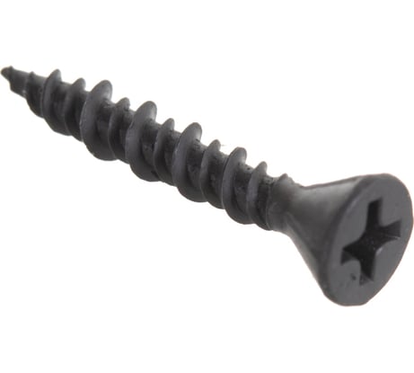 Саморез для ГВЛ Метизный двор 3,9x25, двухзаходная резьба, оксидированный, 1000 шт. 4607159062376