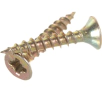 Потайной универсальный шуруп Метизный двор 3,5x20, желтый, 35 шт. 4607173900739