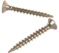 Потайной универсальный шуруп Метизный двор 4,0x30, желтый, 23 шт. 4607173900821