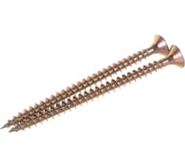 Потайной универсальный шуруп Метизный двор 5,0x70, желтый, 200 шт. 4607159063526