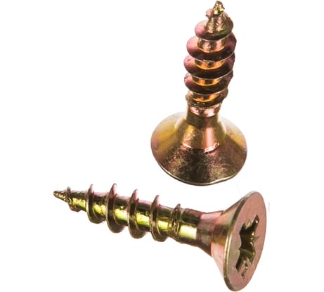 Потайной универсальный шуруп Метизный двор 5,0x20, желтый, 500 шт. 4607159063441