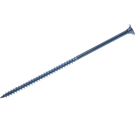 Потайной универсальный шуруп Метизный двор 6,0x140, белый, 3 шт. 4690441019424