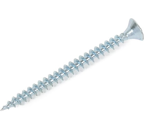 Потайной универсальный шуруп Метизный двор 4,0x50, белый, 15 шт. 4690441019073