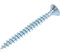 Потайной универсальный шуруп Метизный двор 5,0x50, белый, 10 шт. 4690441019264