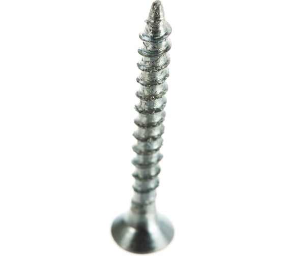 Потайной универсальный шуруп Метизный двор 3,0x25, оцинкованный, 1000 шт. 4690441021366 1