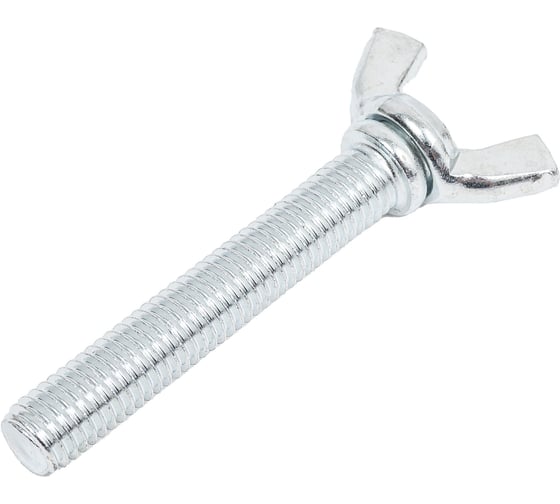 Винт-барашек ЦКИ DIN316, М10x60, Ц, 5 шт. 60829