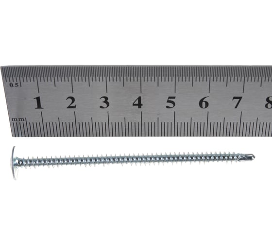 Саморез с прессшайбой Метизный двор сверло 4,2x76, 5 шт. 4690441018298