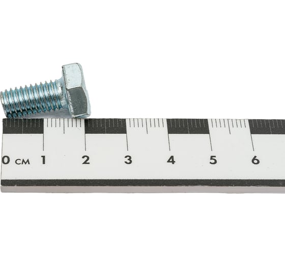 Болт с шестигранной головкой Метизный двор 8x16 DIN 933, 200 шт. 4607159065018