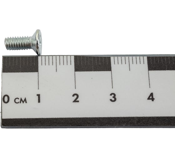 Потайной винт Метизный двор M4x10 DIN 965, 200 шт. 4607159066565