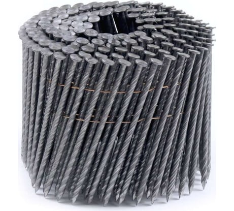 Барабанный гвоздь СПГФ 80х3.1, винтовой, премиум, светлый, 1350 шт. ГБ_080*3.1_Вт_Пр_Св_СПГФ