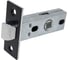 Ручка АЛЛЮР комплект ручка и защелка АРТ ПОЛО BL+L45-8 BL (15150/S45) матовый черный 14669 5