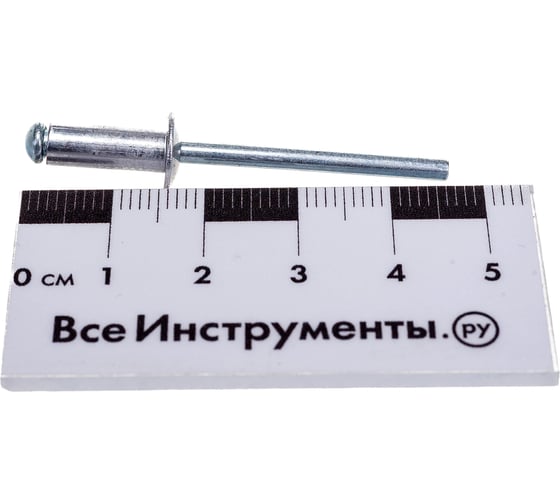 Заклепка вытяжная алюминий/сталь (4.8x12 мм; 500 шт) Метизный двор 4607173907158