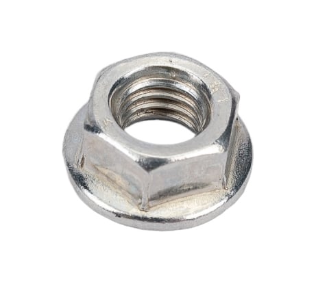 Самостопорящаяся гайка с фланцем Метизный двор M6 DIN 6923, 100 шт. 4607159067708