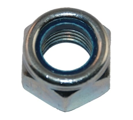 Самостопорящаяся гайка с нейлоновым кольцом Метизный двор M10 DIN 985. 5 шт. 4607173902856