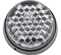 Катафот-саморез для номерного знака ГЛАВДОР GL-134 отражающий, белый 4 шт. 50547