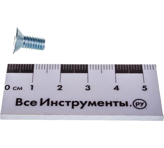 Потайной винт Метизный двор M6x12 DIN 965, 100 шт. 4607159066794
