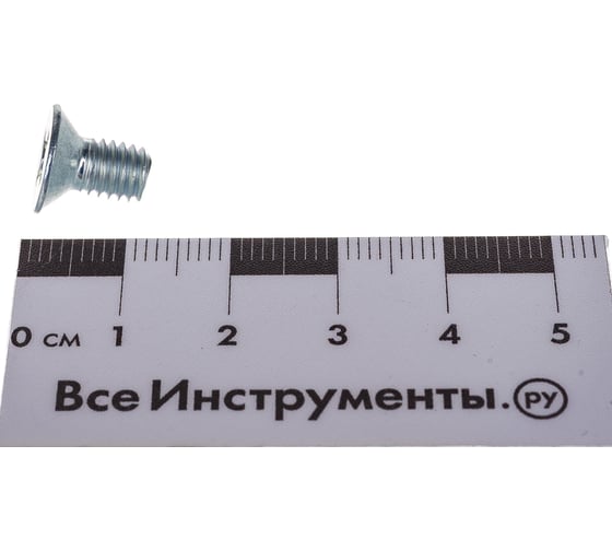 Потайной винт Метизный двор M6x10 DIN 965, 100 шт. 4607159066787