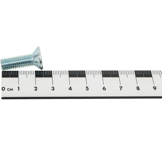 Потайной винт Метизный двор M8x25 DIN 965, 50 шт. 4607159066947