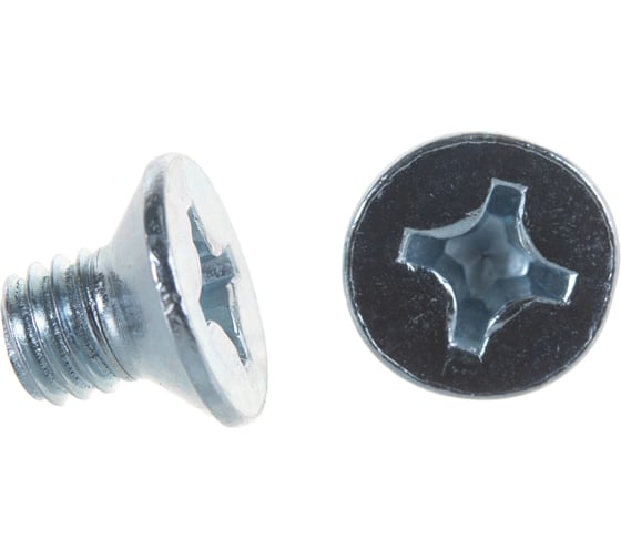 Потайной винт Метизный двор M6x8 DIN 965, 100 шт. 4607159066770 1