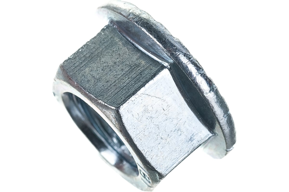 Самостопорящаяся гайка с фланцем Метизный двор M10 DIN 6923, 100 шт ...