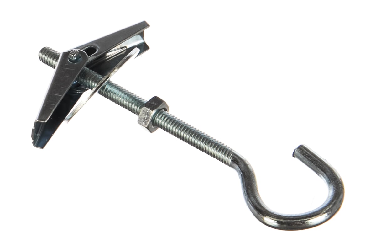 Купить Складной пружинный дюбель с крючком Метизный двор М4 ...