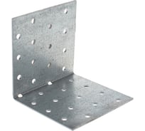 Крепежный равносторонний уголок Метизный двор KUR-80х80х80, 4690441004253