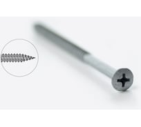 Остроконечный кровельный саморез Fachmann оцинкованный, 4.8x80 мм, 250 шт. 08.033