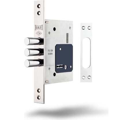 Врезной сувальдный замок KALE KILIT 257l, bs60, 28cp, 5k (60mm), sp, ros, stb 257L0000034