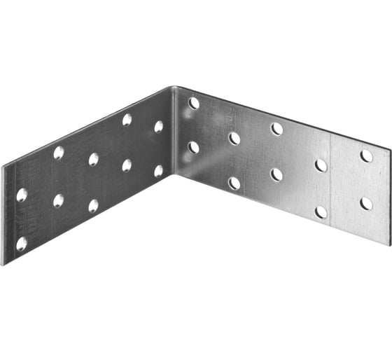 Крепежный равносторонний уголок Зубр 40х100х100 х 2 мм, 50 шт, 310205-040-100 1