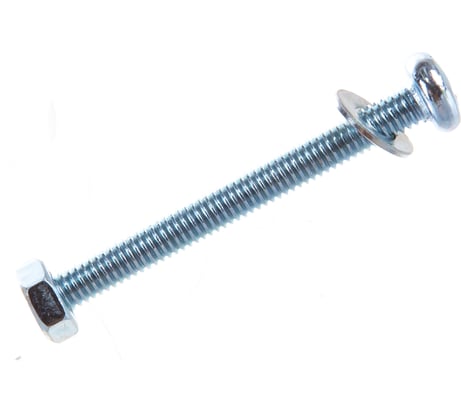 Пакет винт п/ц с гайкой и шайбой Метизный двор цинк м4х40мм 18 шт. 4607173901910