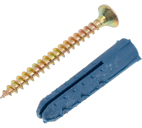 Пакет дюбель РДК Метизный двор 8х40мм + шуруп 5х50мм 10 шт. 4607173902177