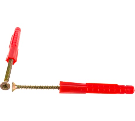 Пакет универсальный дюбель Метизный двор 6х51мм + шуруп 3,5х50мм 15 шт. 4607173902474