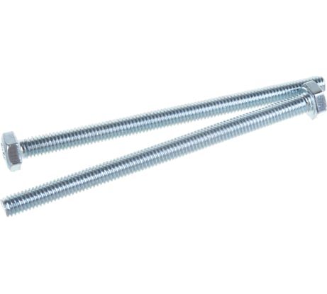 Болт с шестигранной головкой Метизный двор 6x90 DIN 933, 100 шт. 4690441001771