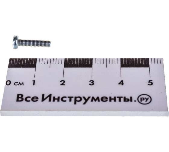 Винт с полуцилиндрической головкой Метизный двор 3x12 DIN 7985, 200 шт. 4607159067043