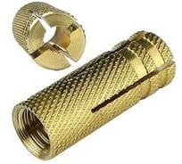 Забивной латунный анкер Метизный двор M6/8x25, 100 шт. 4690441030788