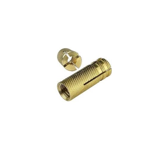 Забивной латунный анкер Метизный двор M6/8x25, 100 шт. 4690441030788