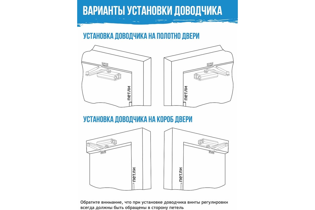 Доводчик НОРА-М 540 URBOnization 80-120 кг сер. 16635