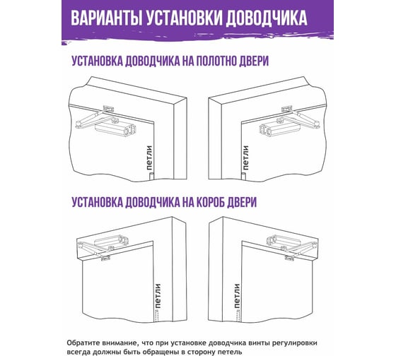 Доводчик НОРА-М 4ST 25-120 кг сереб. 16649