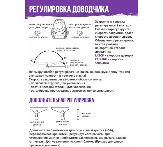 Доводчик НОРА-М 4ST 25-120 кг зол. 16651