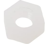 Шестигранная гайка DINFIX DIN 555, М 4, полиамидная (пластиковая), 10 шт. 00-0004008