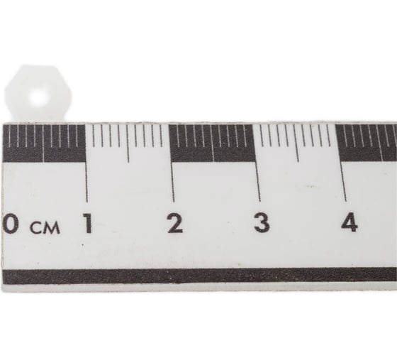 Шестигранная гайка DINFIX DIN 555, М 4, полиамидная (пластиковая), 10 шт. 00-0004008