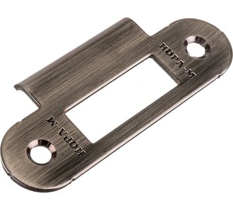 Ответная планка НОРА-М 504.18 ст. бронза 80 мм с заходом 8574