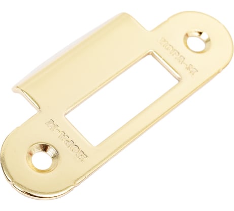 Ответная планка НОРА-М 504.18 золото 80 мм с заходом 8577