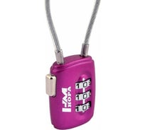 Навесной кодовый замок НОРА-М 506 фиолетовый 14939