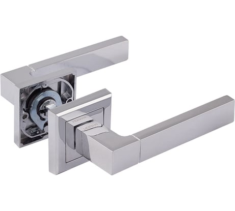 Дверная ручка НОРА-М 109К AL хром 16132